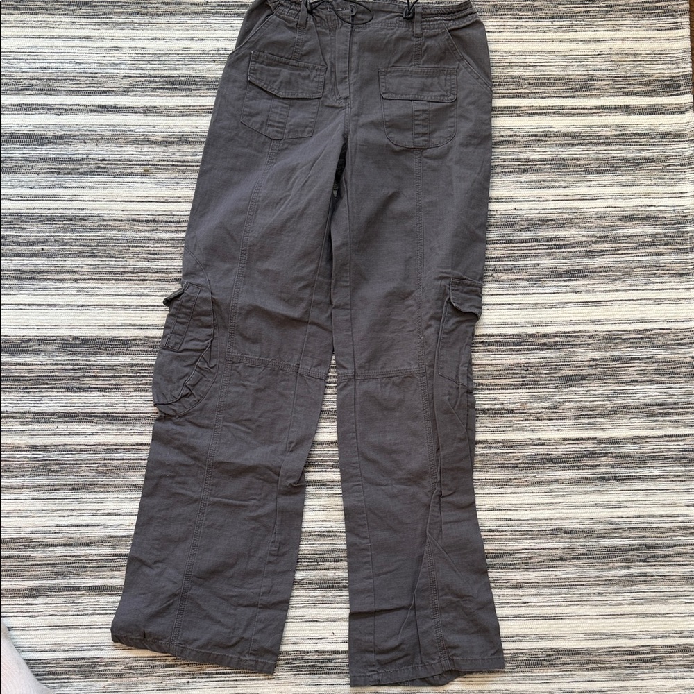 Brandy Melville Gray Cargo Pants